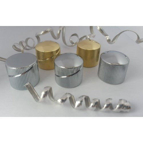 Sever pot knob CR flat_I_knurled spiral