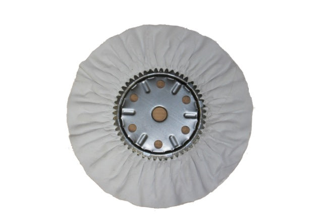 Jescar Buffing Wheel 16" x 7" x 1-1/4" Bleached Domet Flannel