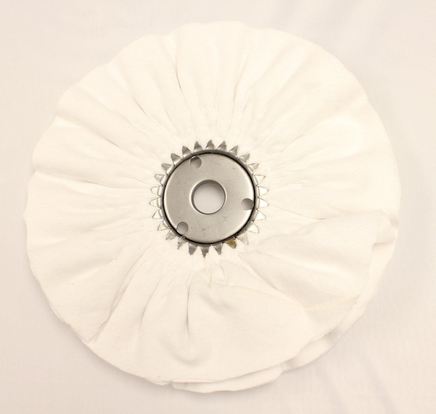 Jescar Buffing Wheel 12" x 3" x 1" Bleached Domet Flannel
