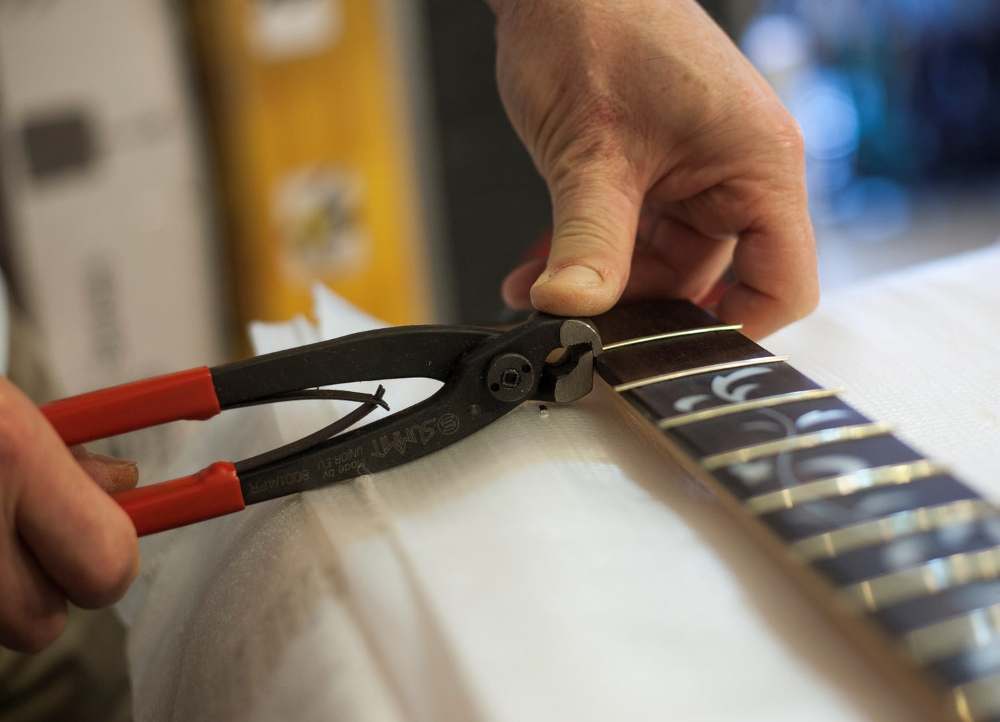 SUMMIT Straight Overhang Fret-End Cutter