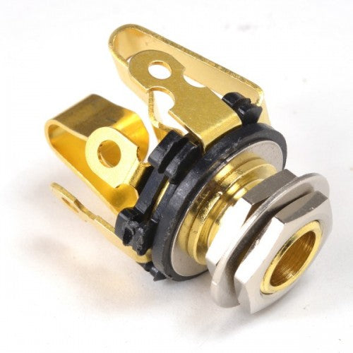 Jack Socket Gold Stereo JSBS professional