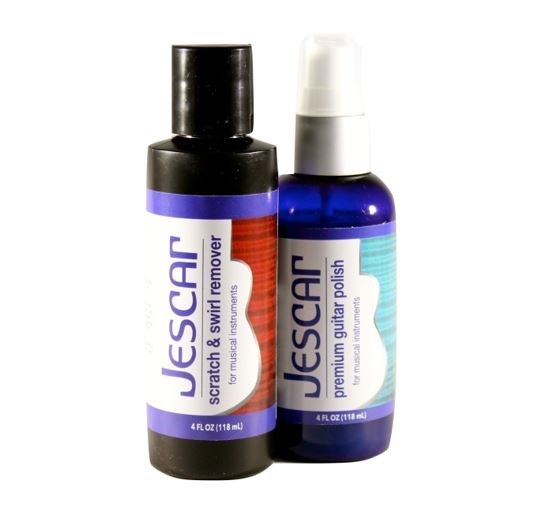 Jescar Scratch & Swirl Remover & Premium Guitar Polish SPECIAL Bundle