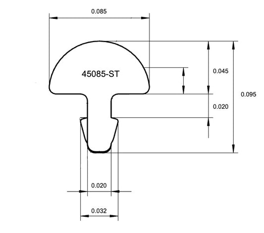 Jescar Fret Wire 45085-ST